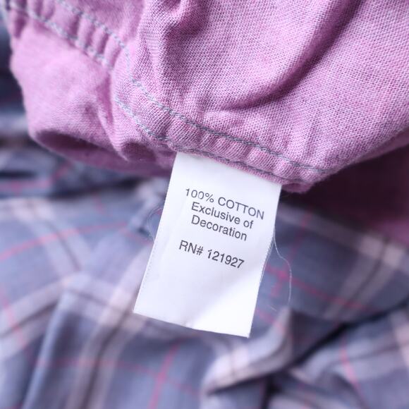 JOHNNIE-O Surflannel The Rascal Shirt Laguna Blue Plaid Button Up Men's L - Picture 9 of 10